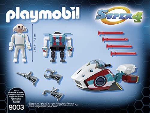 9003 PLAYMOBIL Skyjet con Dottor X e Robot