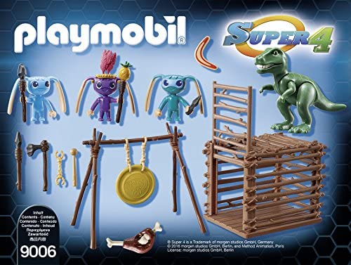 9006 PLAYMOBIL Guerrieri Alien con Trappola per T-Rex