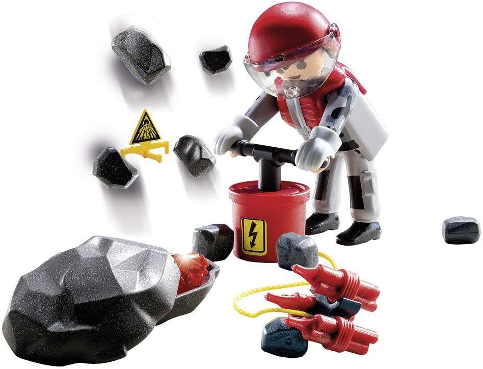 9092 PLAYMOBIL Minatore con Esplosione di Rocce