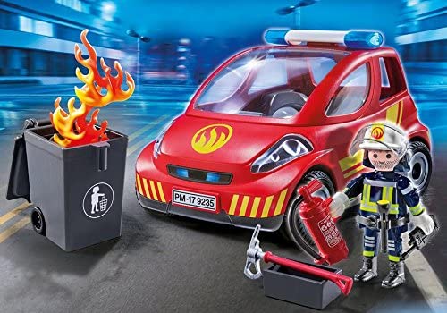 9235 PLAYMOBIL Pompiere con Auto