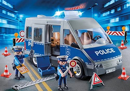 9236 PLAYMOBIL Furgone della Polizia con posto di blocco