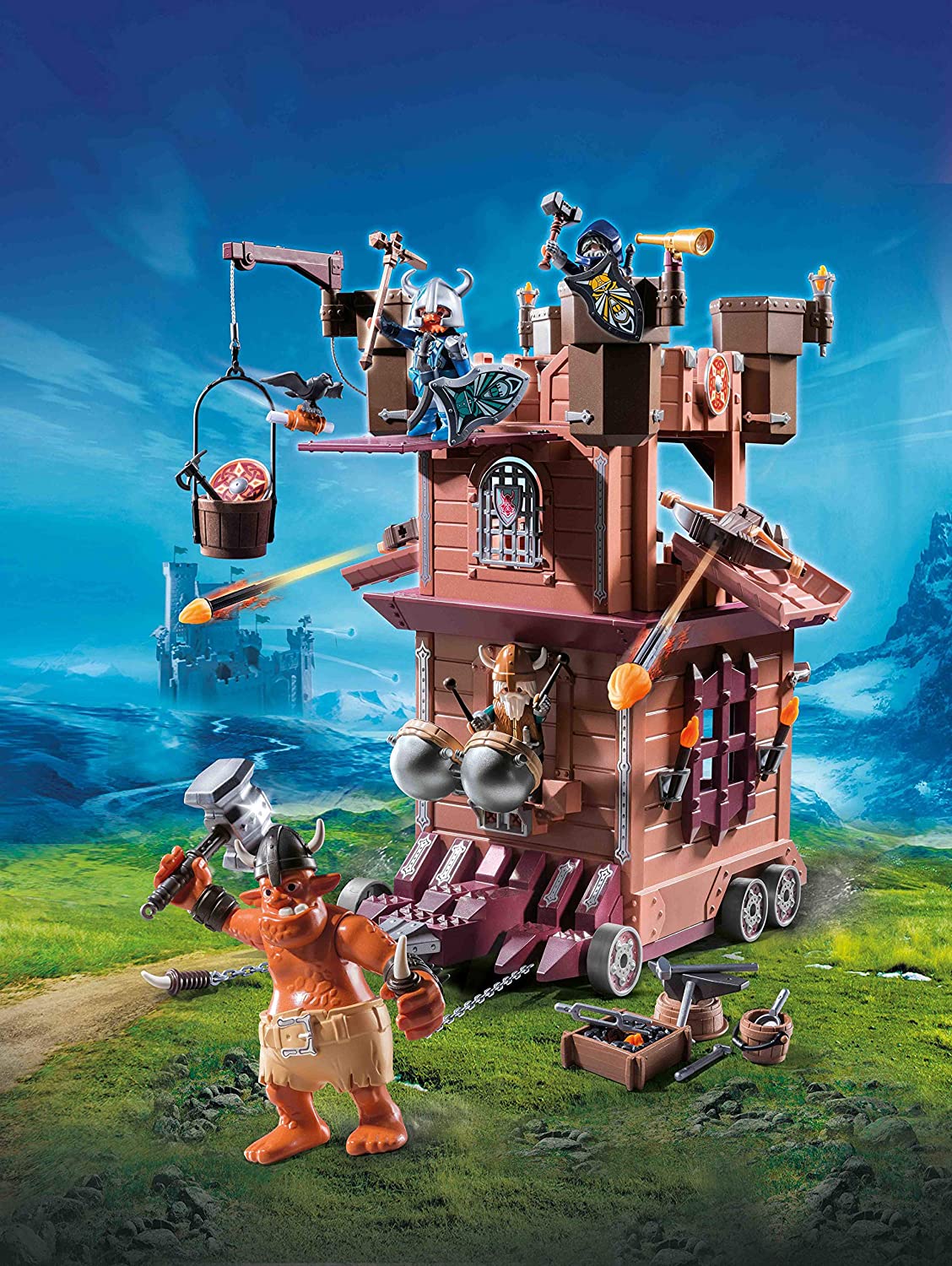 9340 PLAYMOBIL Fortezza Mobile dei Guerrieri