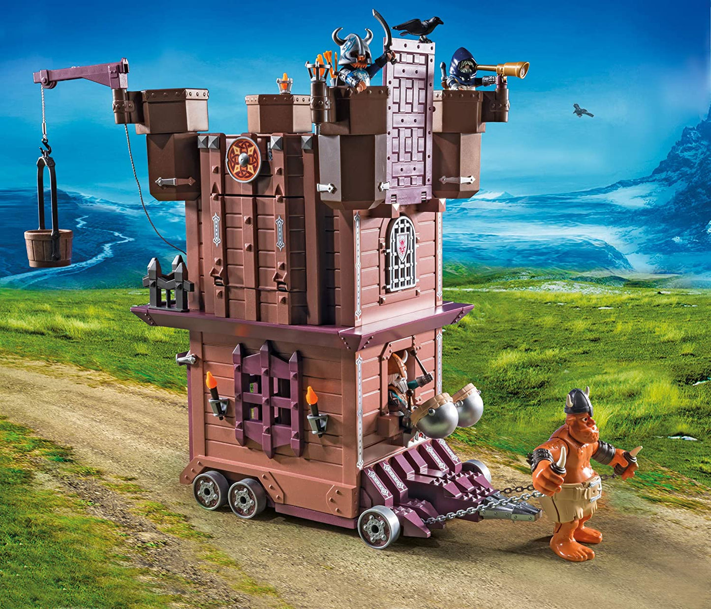 9340 PLAYMOBIL Fortezza Mobile dei Guerrieri