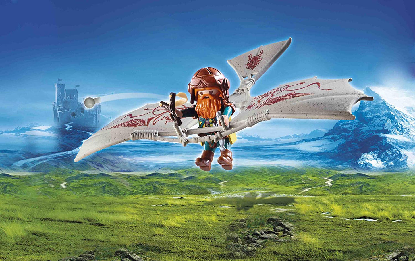 9342 PLAYMOBIL Guerriero con Deltaplano