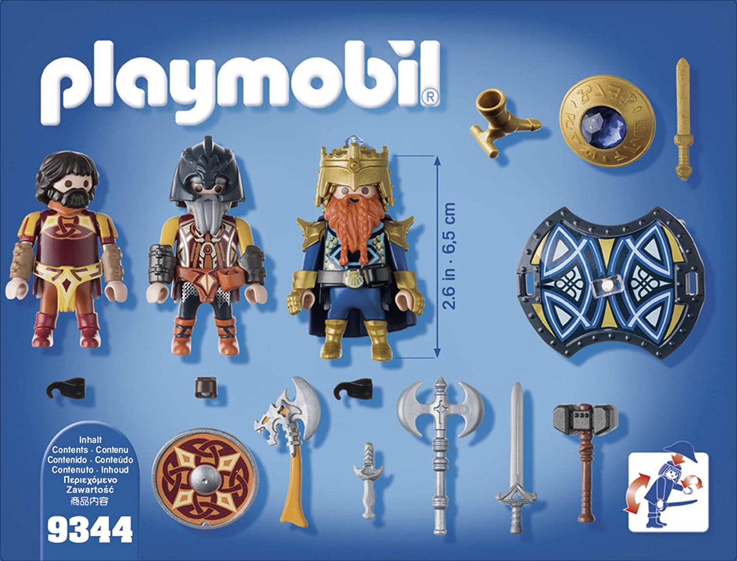 9344 PLAYMOBIL Re Guerriero