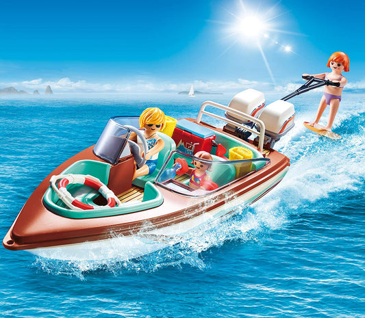 9428 PLAYMOBIL Motoscafo con Sci d'Acqua