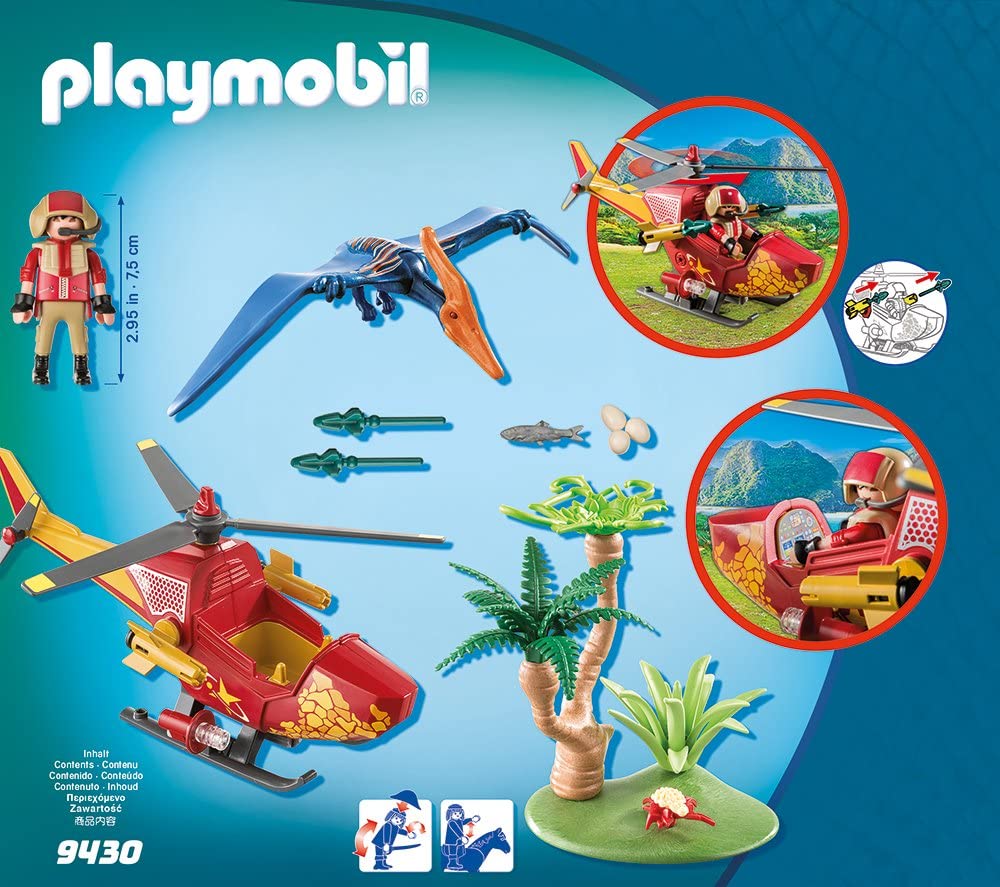 9430 PLAYMOBIL Elicottero e Pterodattilo