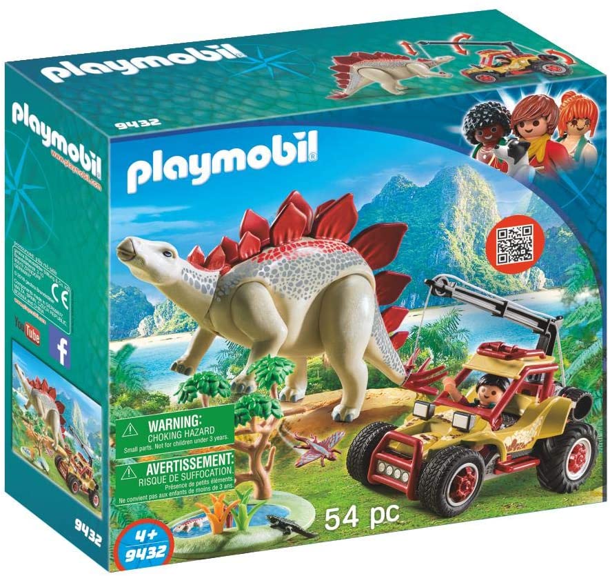 9432 PLAYMOBIL Veicolo Degli Esploratori e Stegosauro