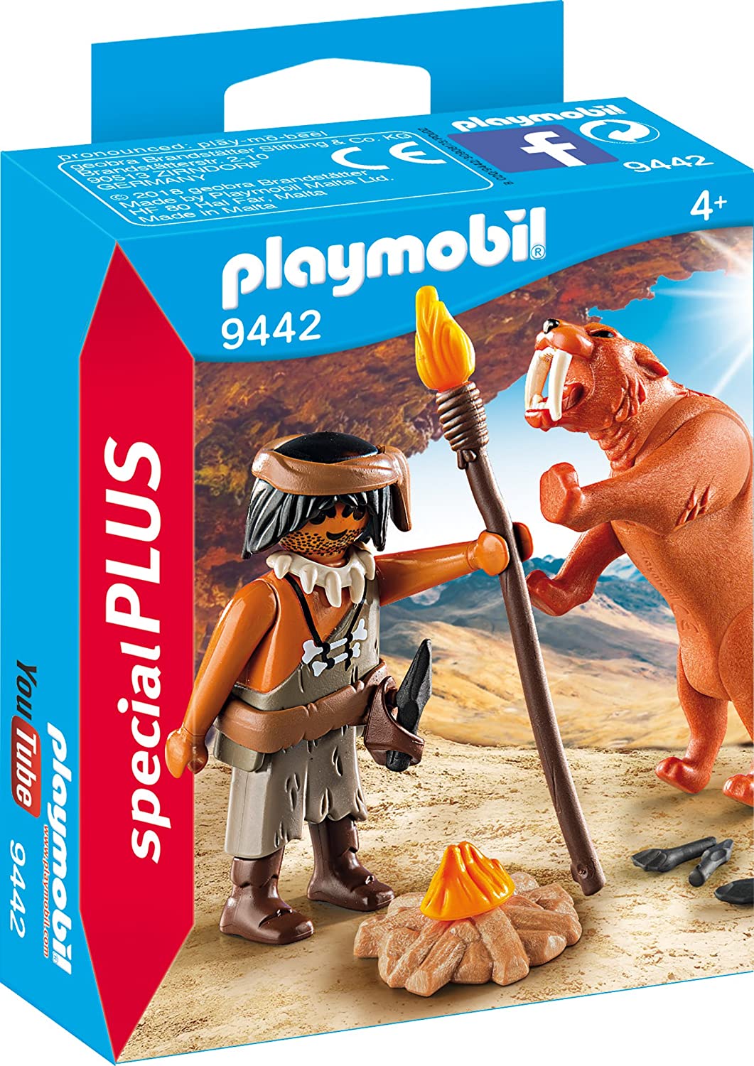 9442 PLAYMOBIL Uomo preistorico con tigre