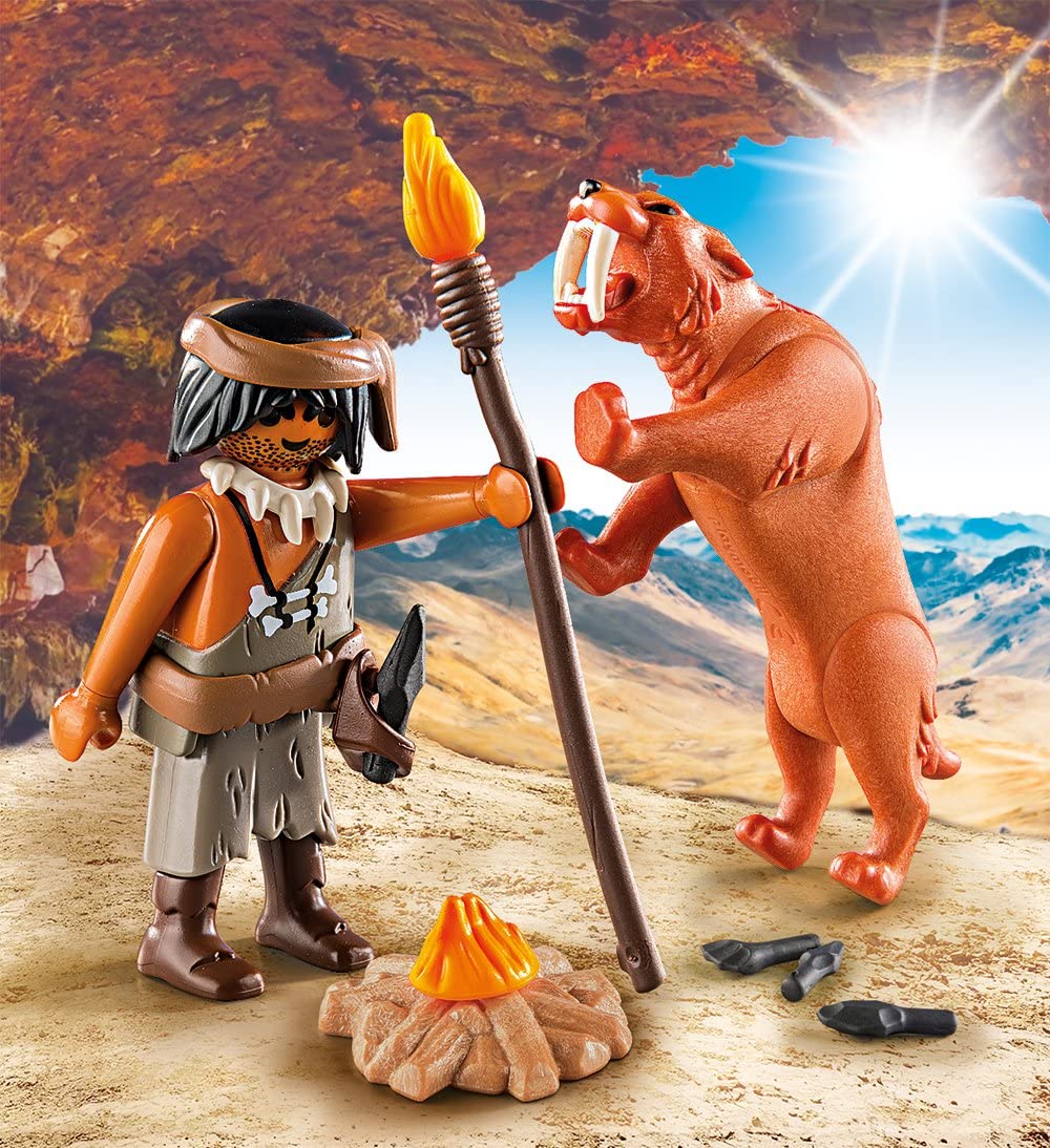 9442 PLAYMOBIL Uomo preistorico con tigre