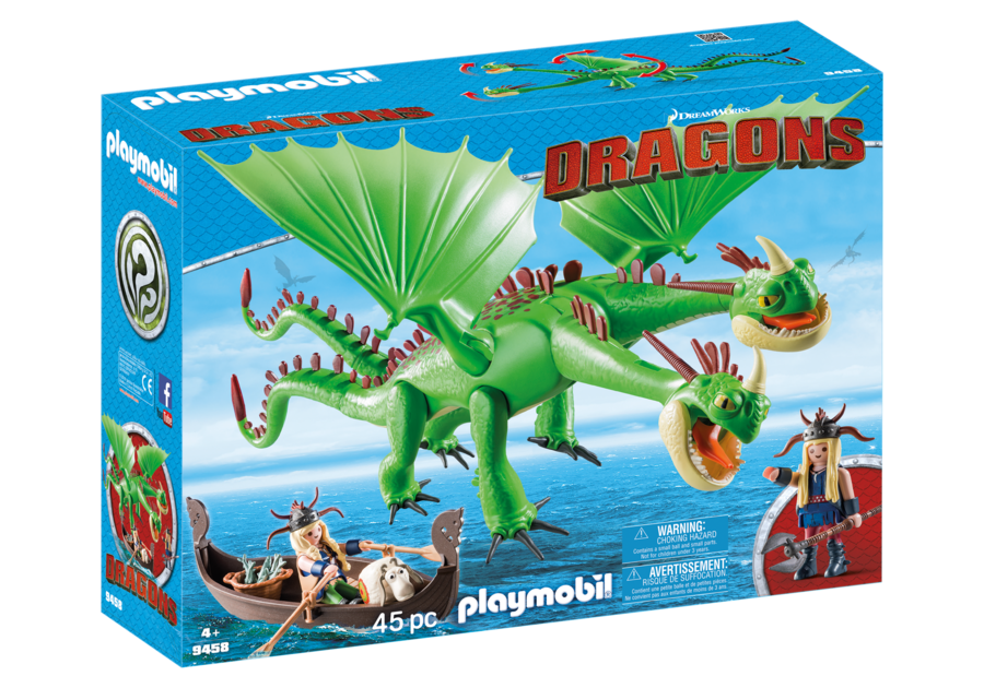 9458 PLAYMOBIL Testabruta e Testaditufo con Vomito e Rutto