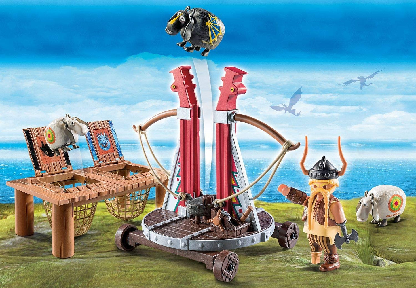 9461 PLAYMOBIL Skaracchio con Lanciatore di Pecore