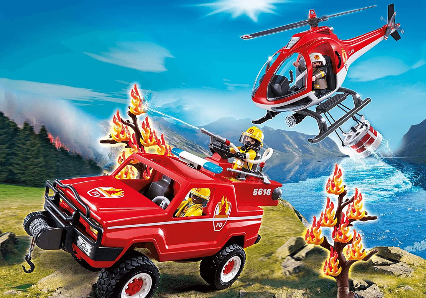 9518 PLAYMOBIL Pompieri Forestali