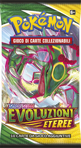 Busta Carte Pokemon 81 Evoluzione Eteree - Italiano