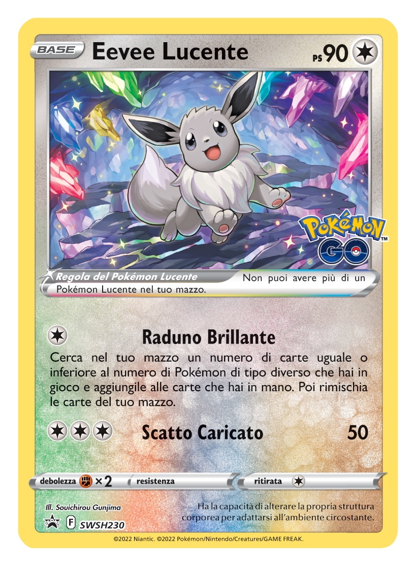 Collezione Premium Pokemon GO Eevee Lucente