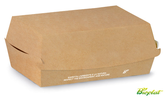 PORTA HAMBURGER PANINO PLA BIODEGRADABILE - pz 50