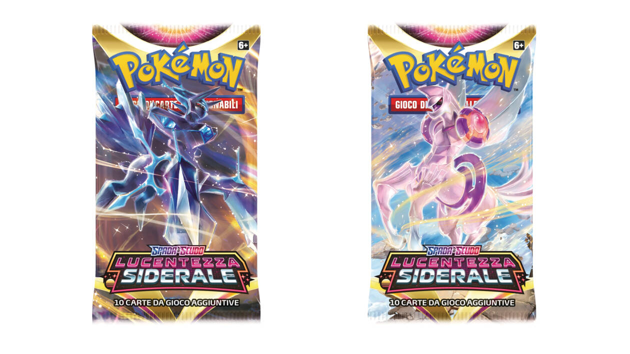 Busta Carte Pokemon 84 Lucentezza Siderale - Italiano