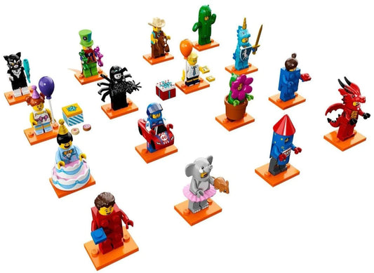 71021 LEGO Minifigures Serie 18 - Serie Completa - SENZA POLIZIOTTO