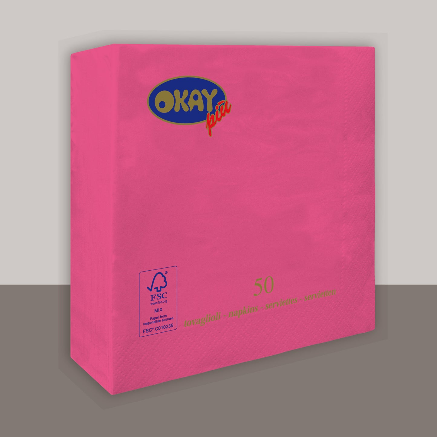Tovaglioli ORTENSIA cm. 33x33 - 2 veli - conf. 50 pz