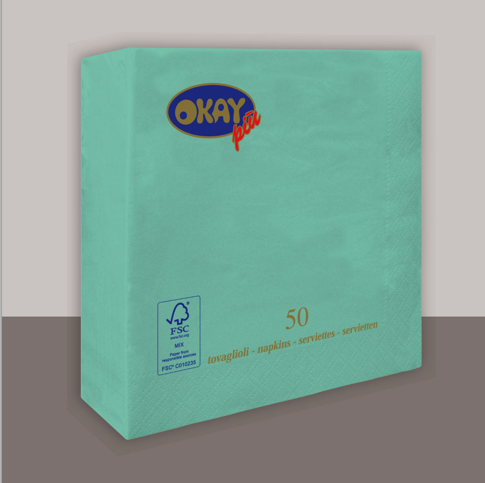 Tovaglioli TIFFANY cm. 33x33 - 2 veli - conf. 50 pz