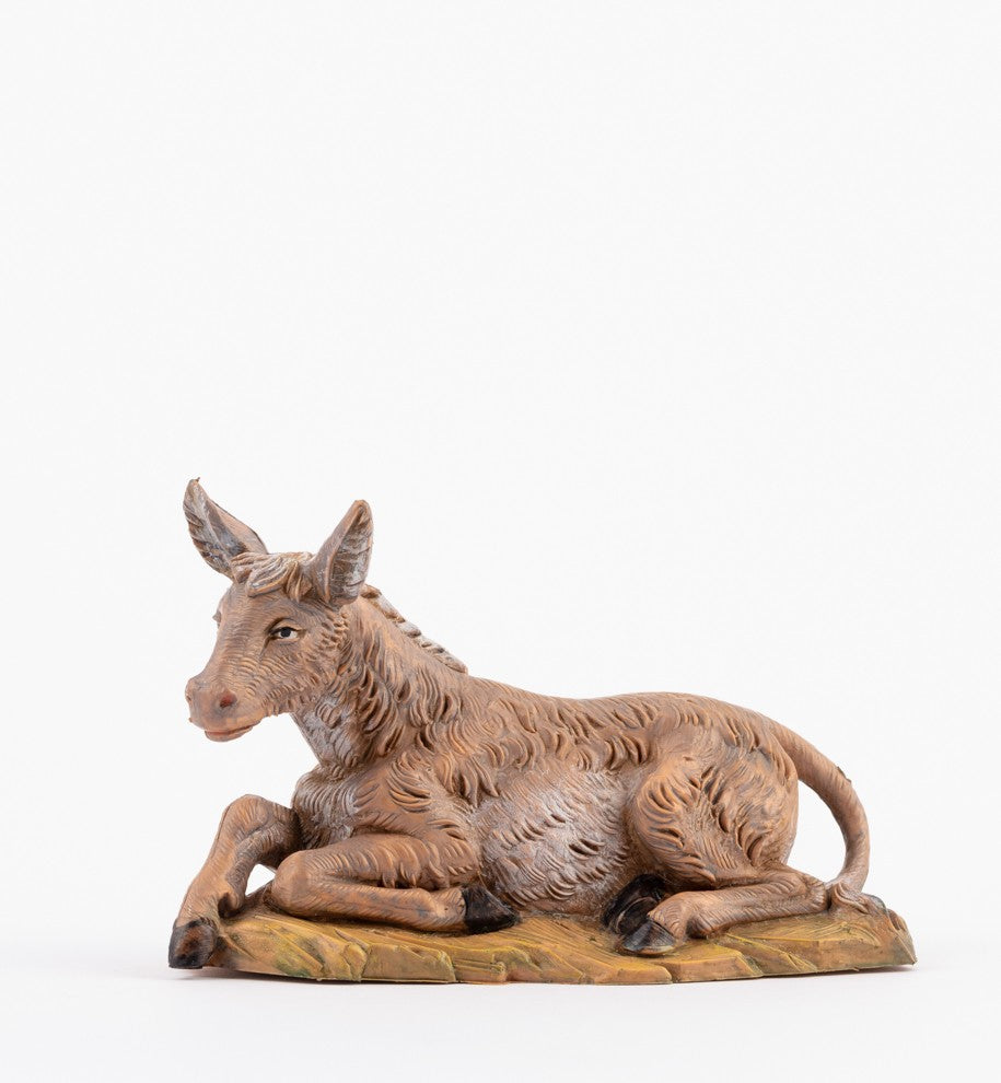 Statuine Presepe Tipo Legno - h. 12 - Asino