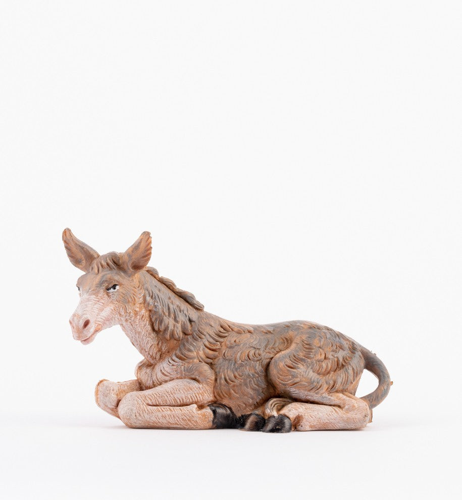 Statuine Presepe Tipo Legno - h. 9.5 - Asino