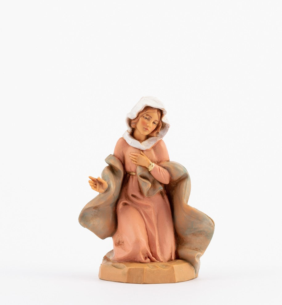 Statuine Presepe Tipo Legno - h. 12 - Maria