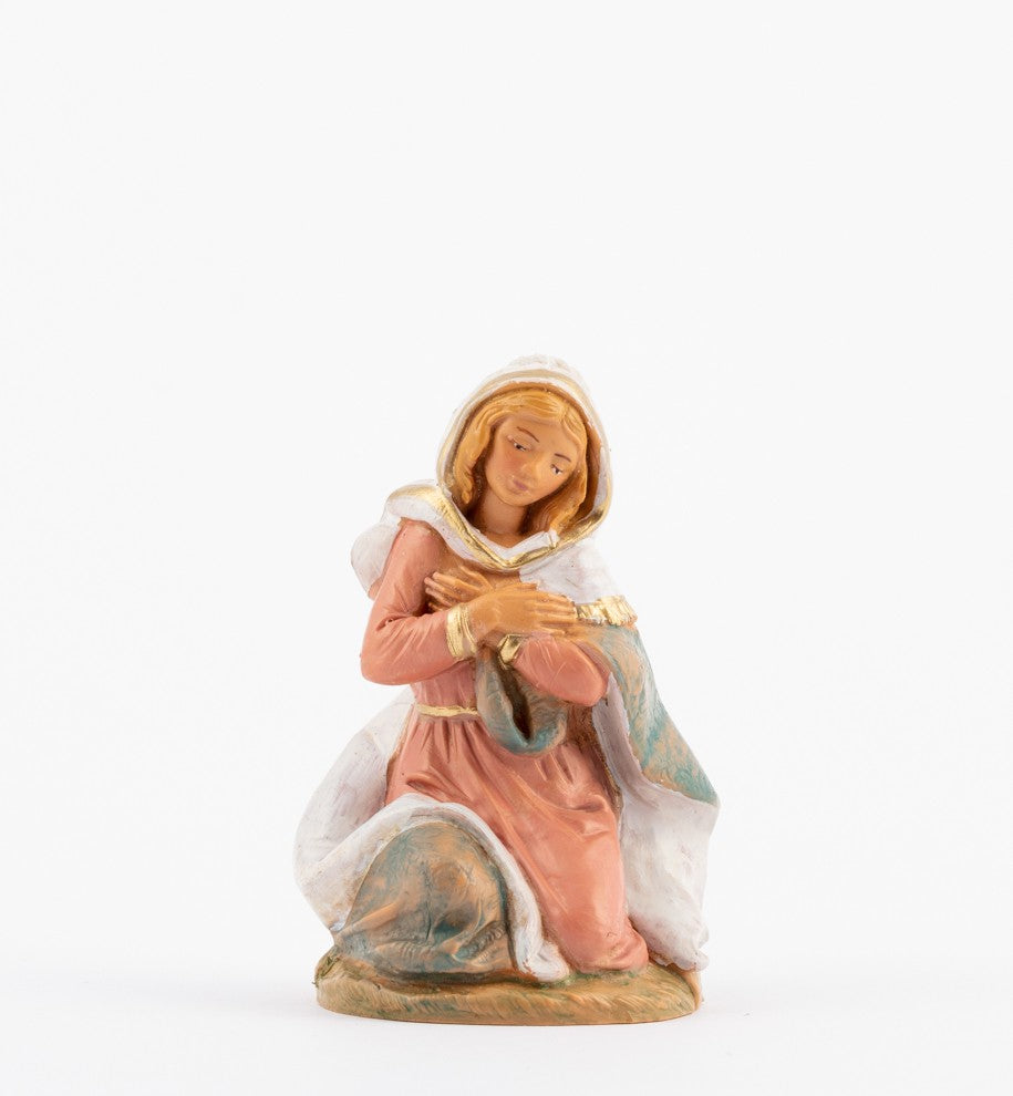 Statuine Presepe Tipo Legno - h. 9.5 - Maria
