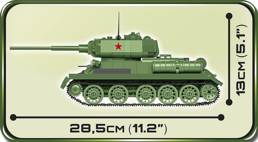 2542 COBI Historical Collection - World War II - T-34/85
