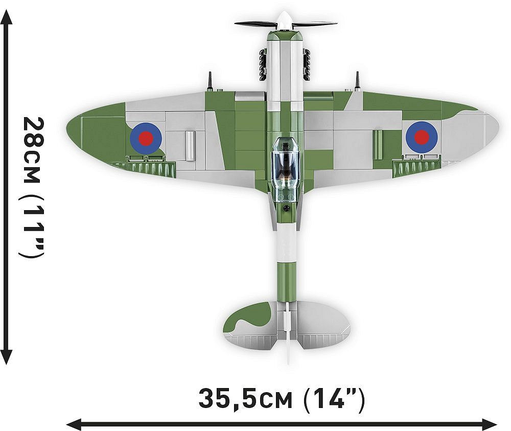 5725 COBI Historical Collection - World War II - Supermarine Spitfire Mk.VB