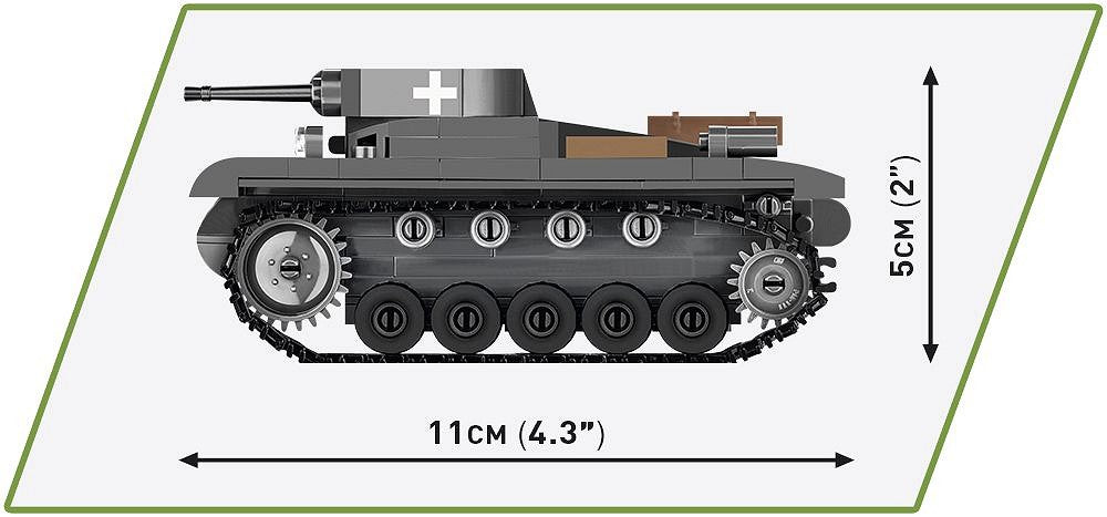 2718 COBI Historical Collection - World War II - Panzer II Ausf. A