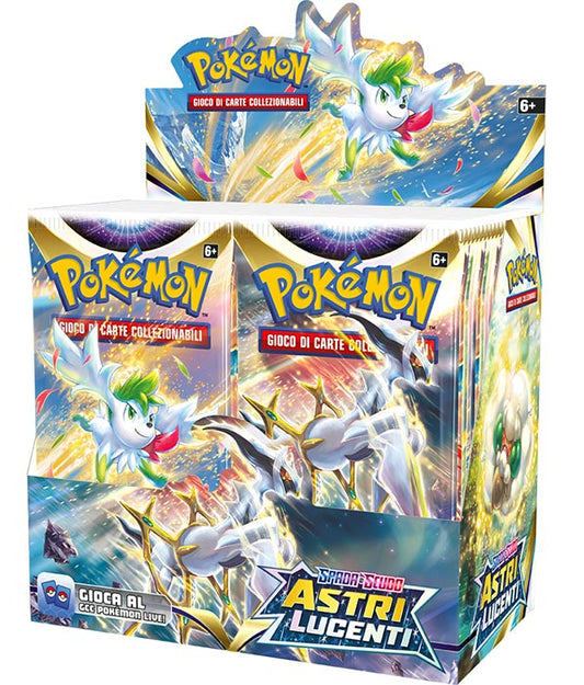 Busta Carte Pokemon 83 Astri Lucenti - Italiano