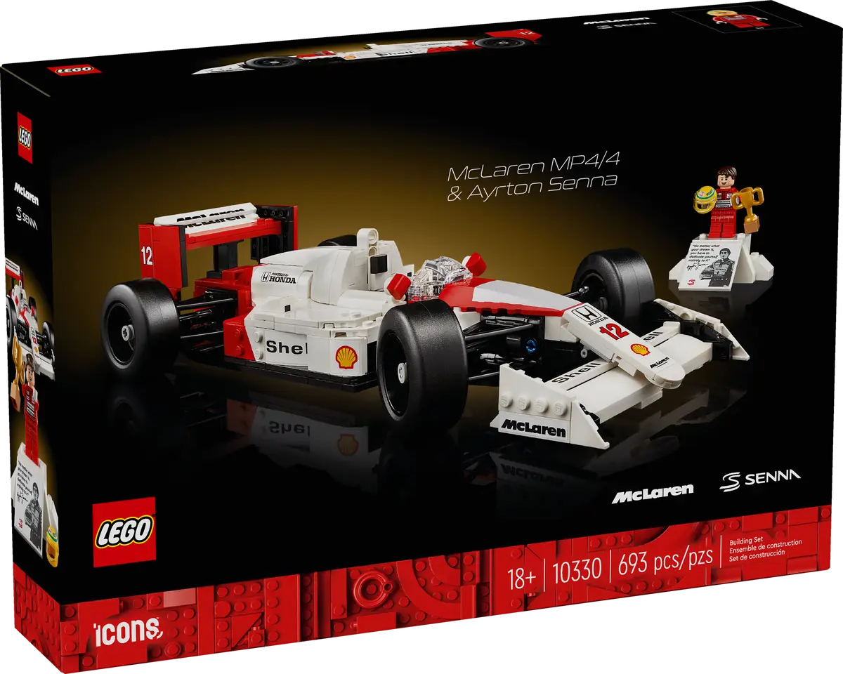 10330 LEGO ICONS - McLaren MP4/4 e Ayrton Senna