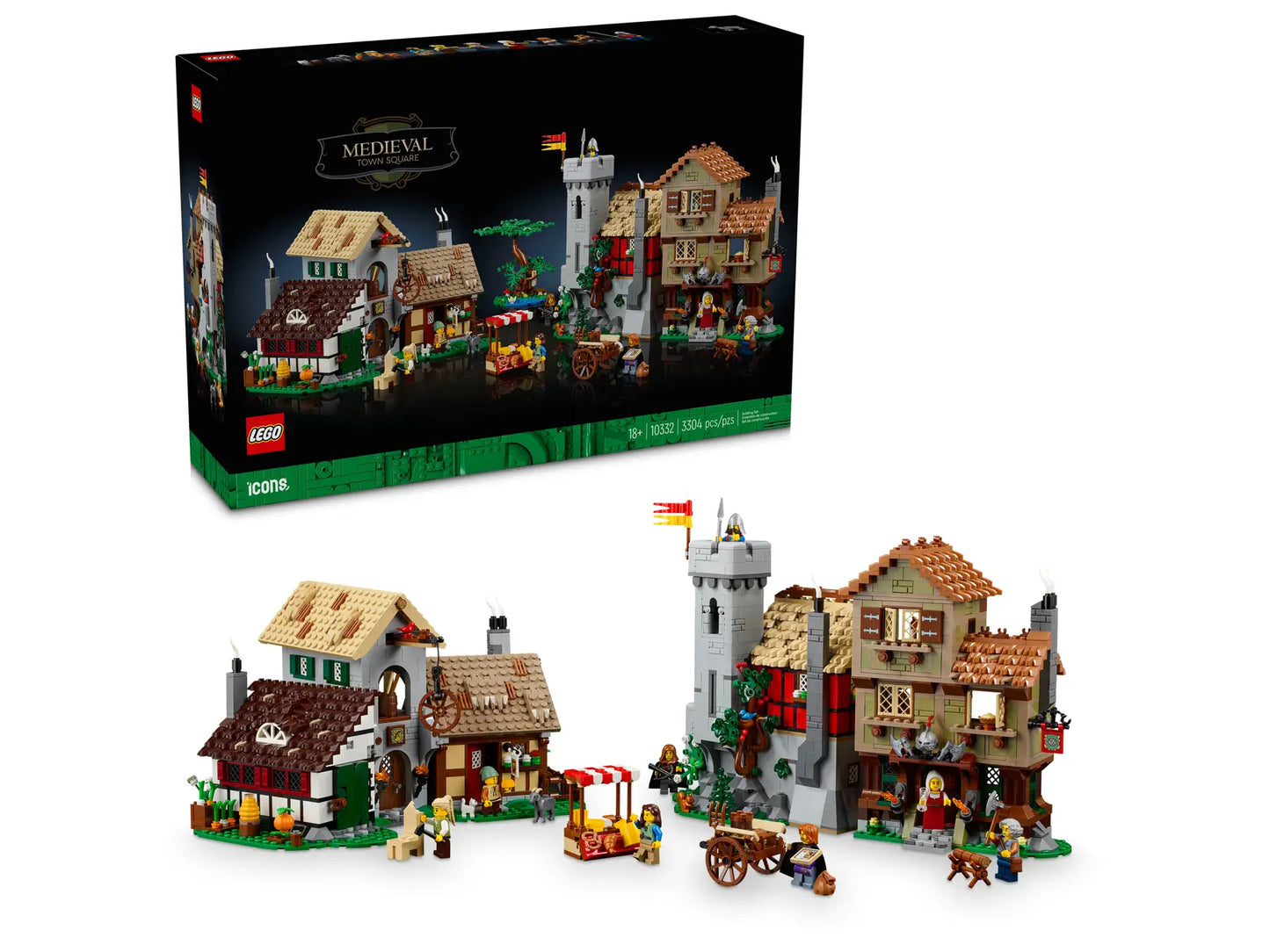 10332 ESCLUSIVA LEGO ICONS - Piazza della città medievale
