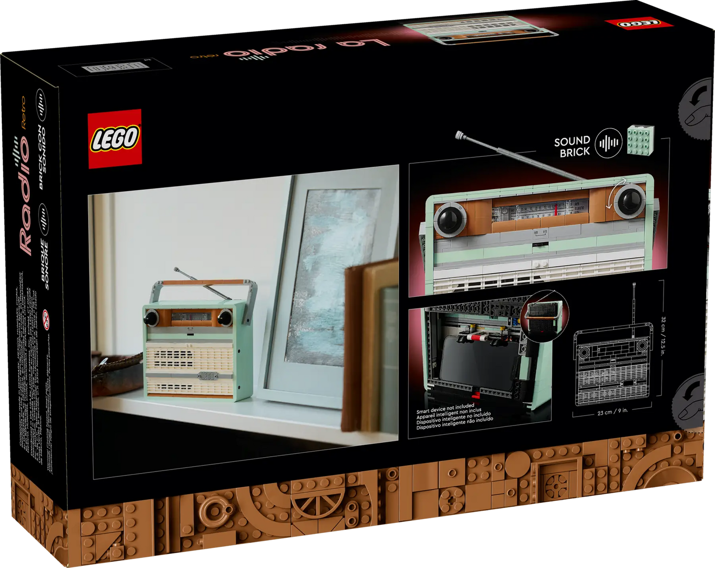 10334 ESCLUSIVA LEGO ICONS - Radio vintage