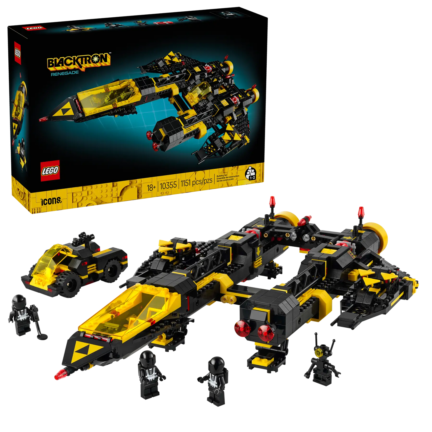10355 ESCLUSIVA LEGO ICONS - Blacktron Renegade