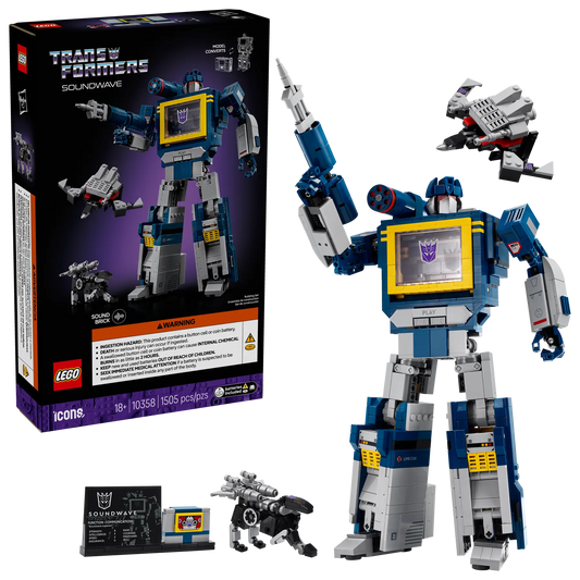 DISPONIBILE DA OTTOBRE 2025 - 10358 LEGO ICONS - Transformers: Soundwave