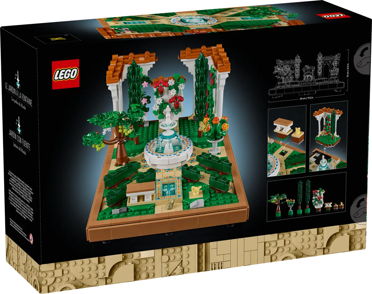 DISPONIBILE DA GENNAIO 2025 - 10359 LEGO ICONS - Il giardino della fontana