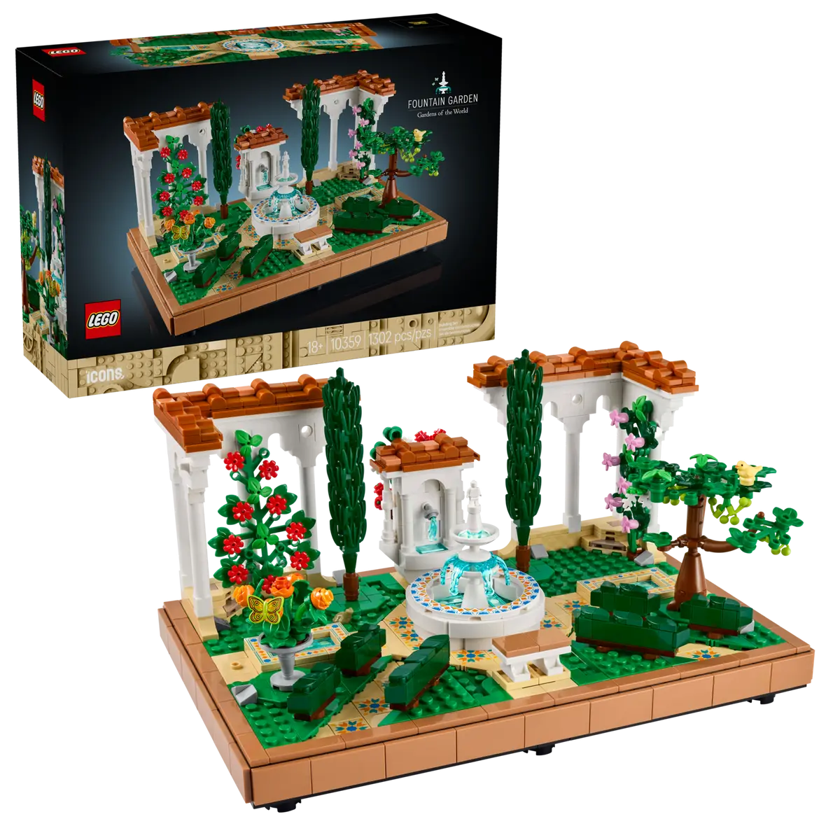 DISPONIBILE DA GENNAIO 2025 - 10359 LEGO ICONS - Il giardino della fontana