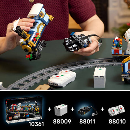10361 ESCLUSIVA LEGO ICONS - Treno espresso festivo