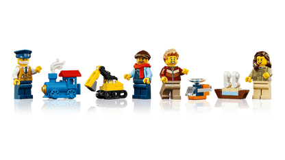 10361 ESCLUSIVA LEGO ICONS - Treno espresso festivo