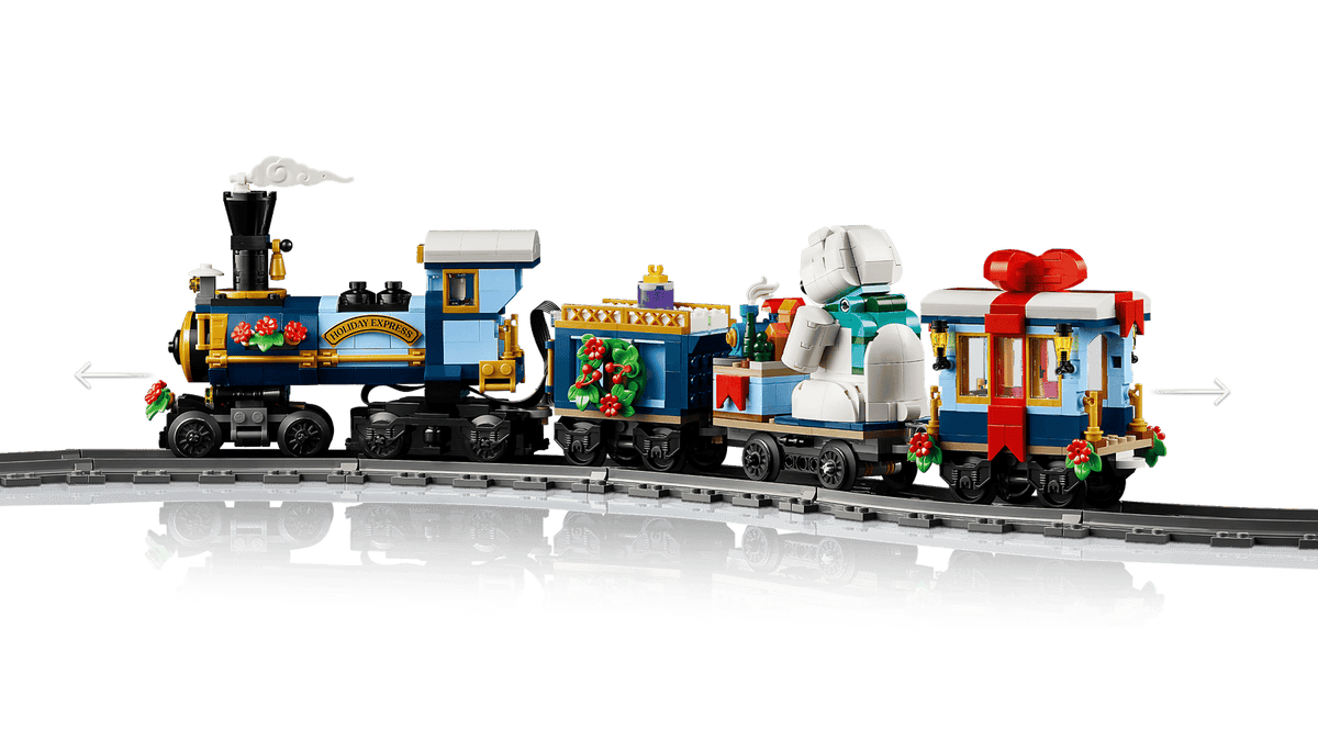 10361 ESCLUSIVA LEGO ICONS - Treno espresso festivo