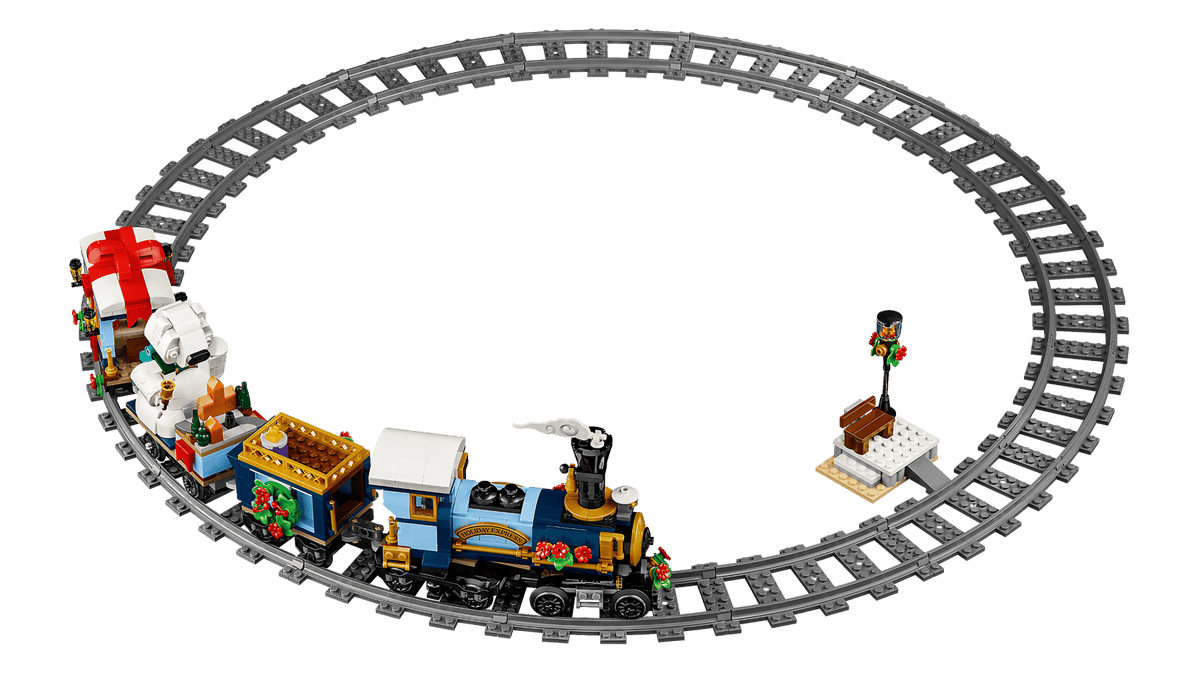 10361 ESCLUSIVA LEGO ICONS - Treno espresso festivo
