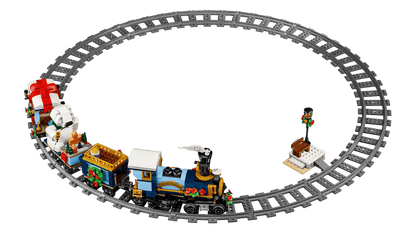 10361 ESCLUSIVA LEGO ICONS - Treno espresso festivo