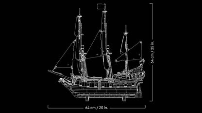 10365 LEGO ICONS - Nave pirata del Capitano Jack Sparrow