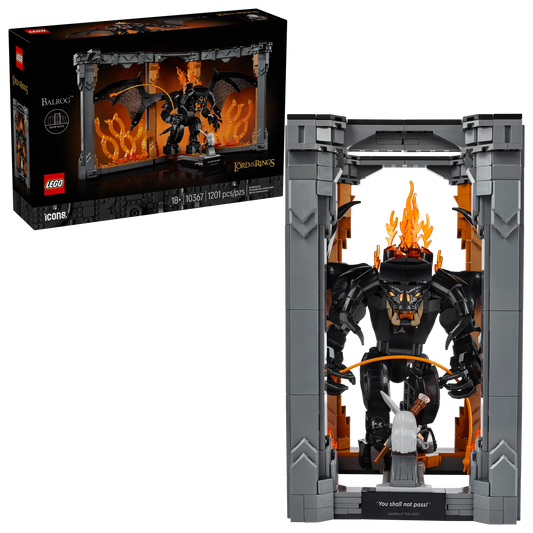 10367 LEGO ICONS - Il Signore degli Anelli: Book Nook del Balrog™
