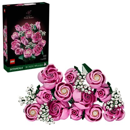 DISPONIBILE DA OTTOBRE 2025 - 10374 LEGO ICONS - Bouquet di rose rosa