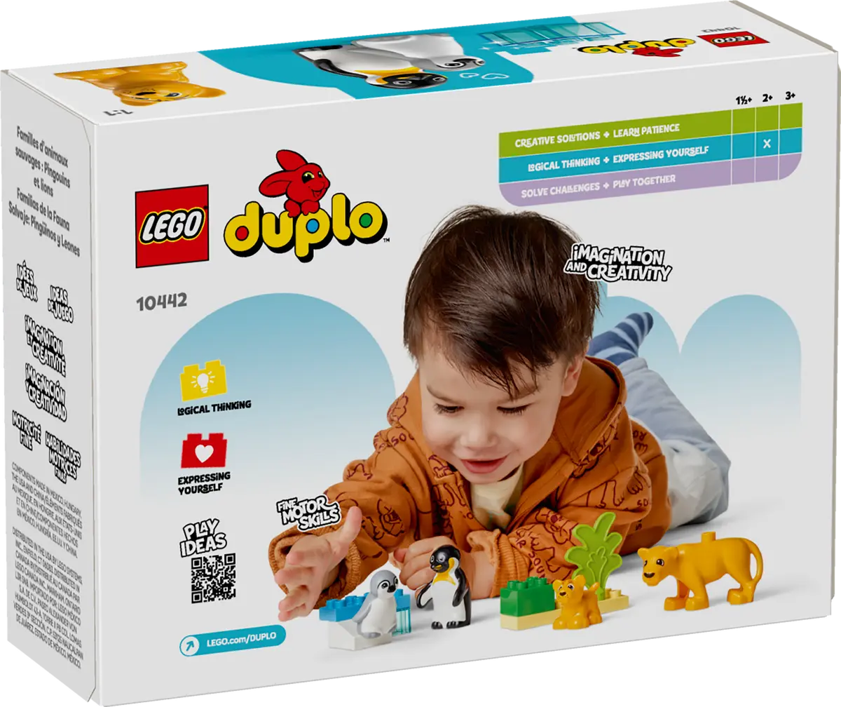 10442 Duplo - Famiglie di animali: pinguini e leoni