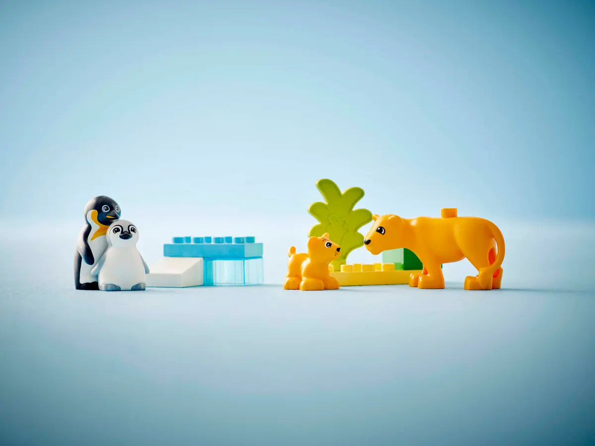 10442 Duplo - Famiglie di animali: pinguini e leoni