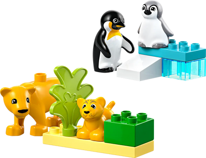 10442 Duplo - Famiglie di animali: pinguini e leoni